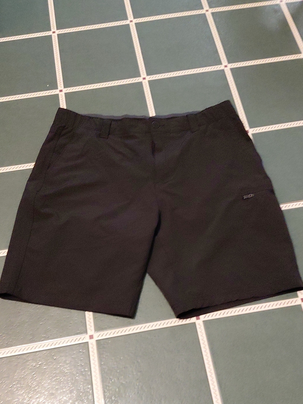 ZeroXposur Black Men's Flat Front Shorts